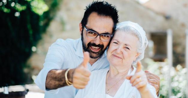 i proprietari del ristorante Ferrara