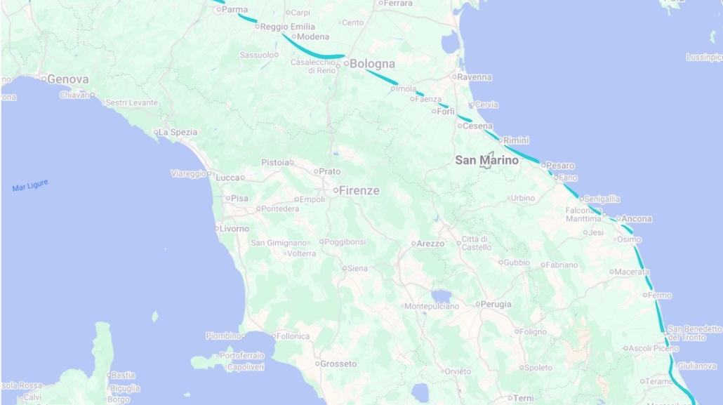 Llegada al Abruzzo y primer encuentro con el territorio