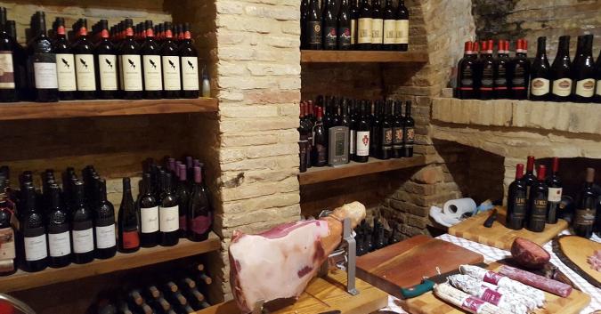 L'angolo per gustare i salumi